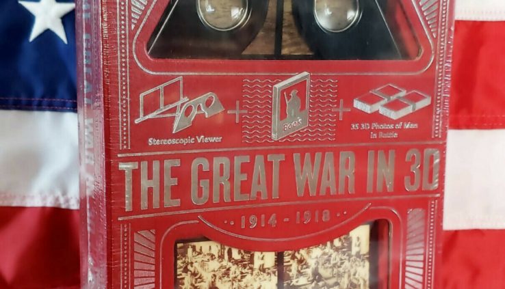 NEW The Gigantic Battle in 3D: Book, Stereoscopic Viewer, 3D Photography 1914-1918 WW1