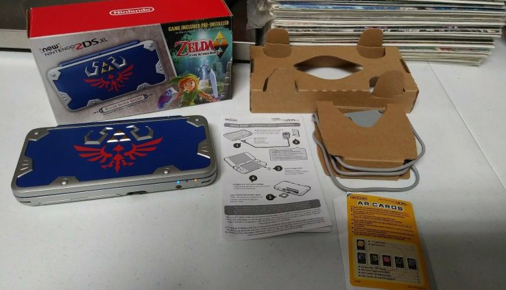 Nintendo 2DS XL Hylian Sheild Edition Procedure Memoir of Zelda Link Between Worlds