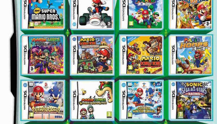 NDS 482 in 1 Game Cartridge Mario Multicart for Nintendo DS Lite NDSi 3DS 2DS XL