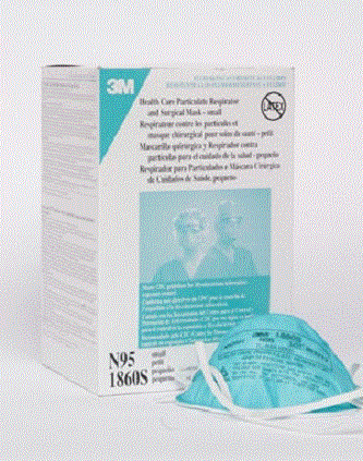 3M 1860S N95 Well being Care Respirator Surgical Masks, Box of 20