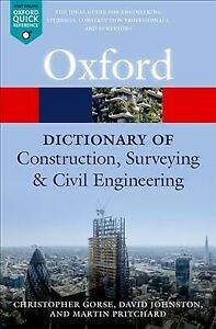 Dictionary of Constructing, Surveying, and Civil Engineering, Paperback by Creep…