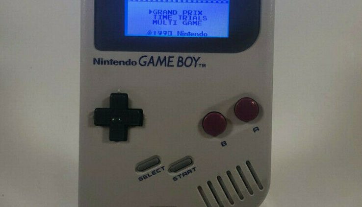 Normal Nintendo Gameboy (DMG-01) – With Backlight and Bivert Mod.