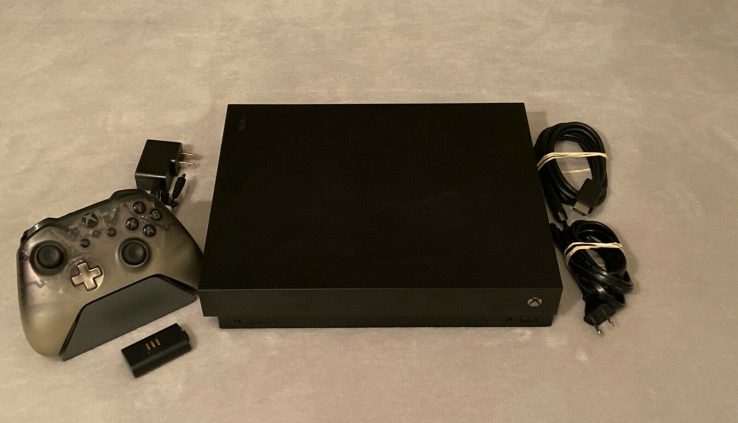 Microsoft Xbox One X 1TB 4k Blu Ray Console + Phantom Controller + Price Stand