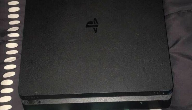 Sony PlayStation 4 Slim 1TB Console – Jet Unlit