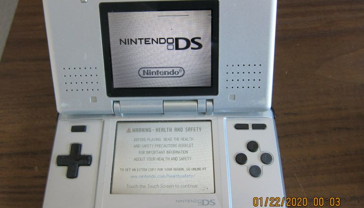 Nintendo DS console Graphite Sad Japan NDS w stylus pen 2 Games Works immense