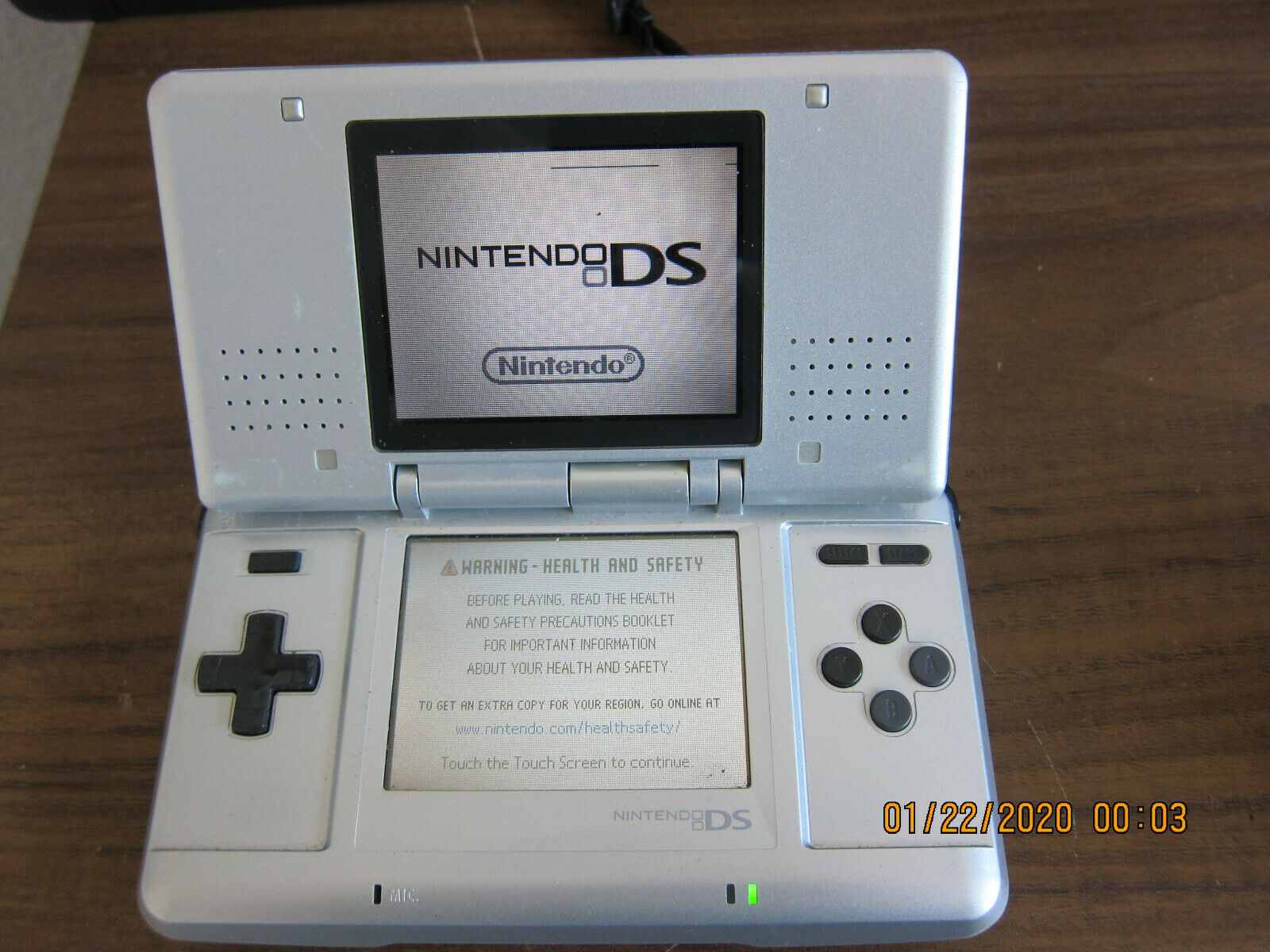 Nintendo DS console Graphite Sad Japan NDS w stylus pen 2 Games Works ...