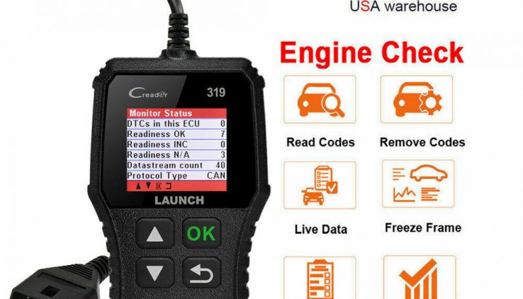 LAUNCH X431 Automotive OBD2 Engine Code Reader Diagnostic Scanner Emission Test