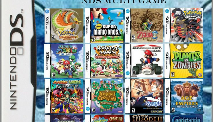 620-in-1 Multi Game Cartridge. Nintendo DS 3DS Multicart Combo Pack Cart Pokemon