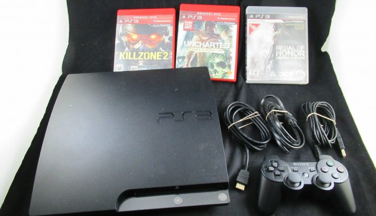 Sony PlayStation 3 Slim 120 GB Charcoal Unlit – CECH-2101A – Refurbished – PS3