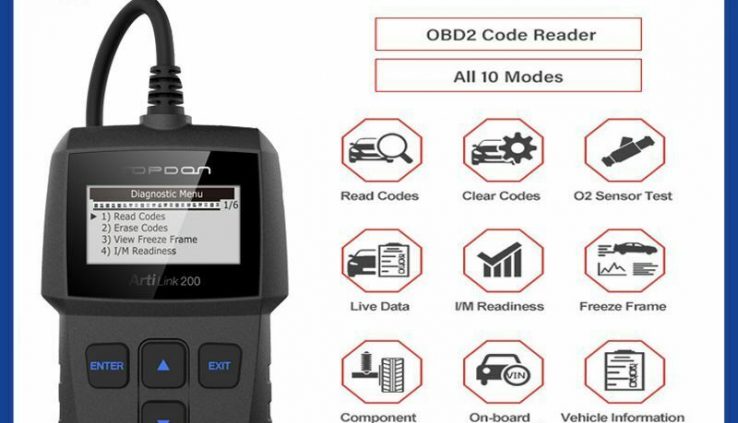 OBD2 Code Reader Auto Diagnostic Scanner Engine Fault Test Emission Test Instrument