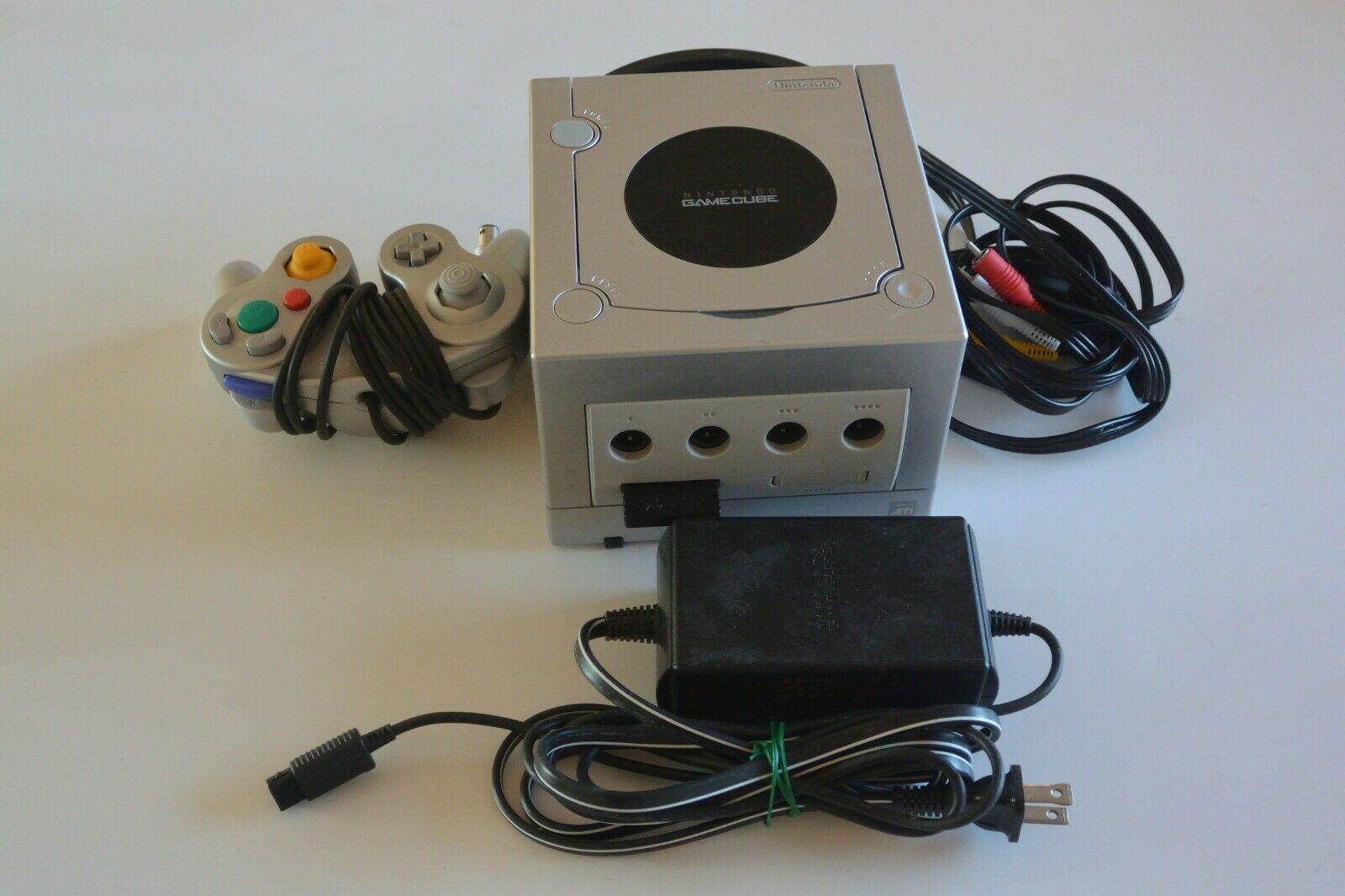 Nintendo Gamecube Platinum Console (ntsc) With Distant Adjust And 