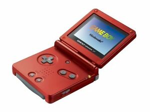 Nintendo Game Boy Advance SP – Flame Red AGS-001 – Tested – GBA – Console Handiest