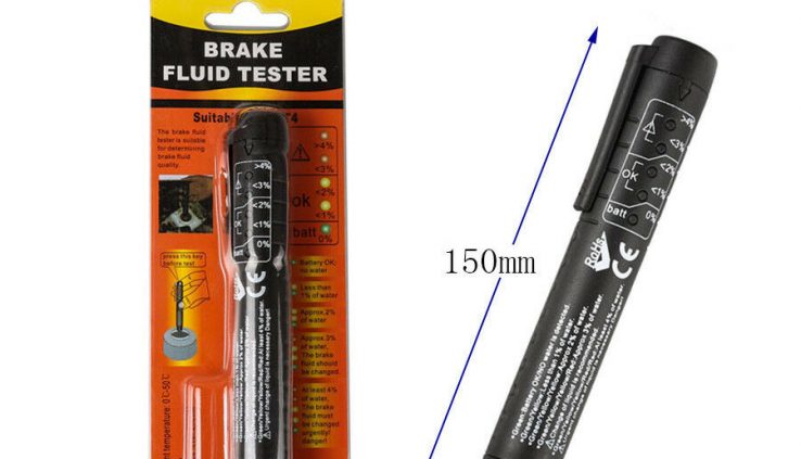 Brake Fluid Tester Automobile Automobile LED Indicator Auto Test Machine For DOT3/DOT4/DOT5