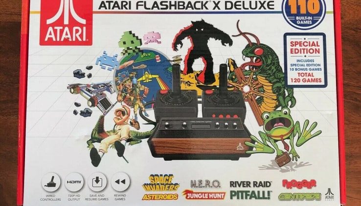 Atari Flashback X Deluxe Retro Console 120 Built-in Games