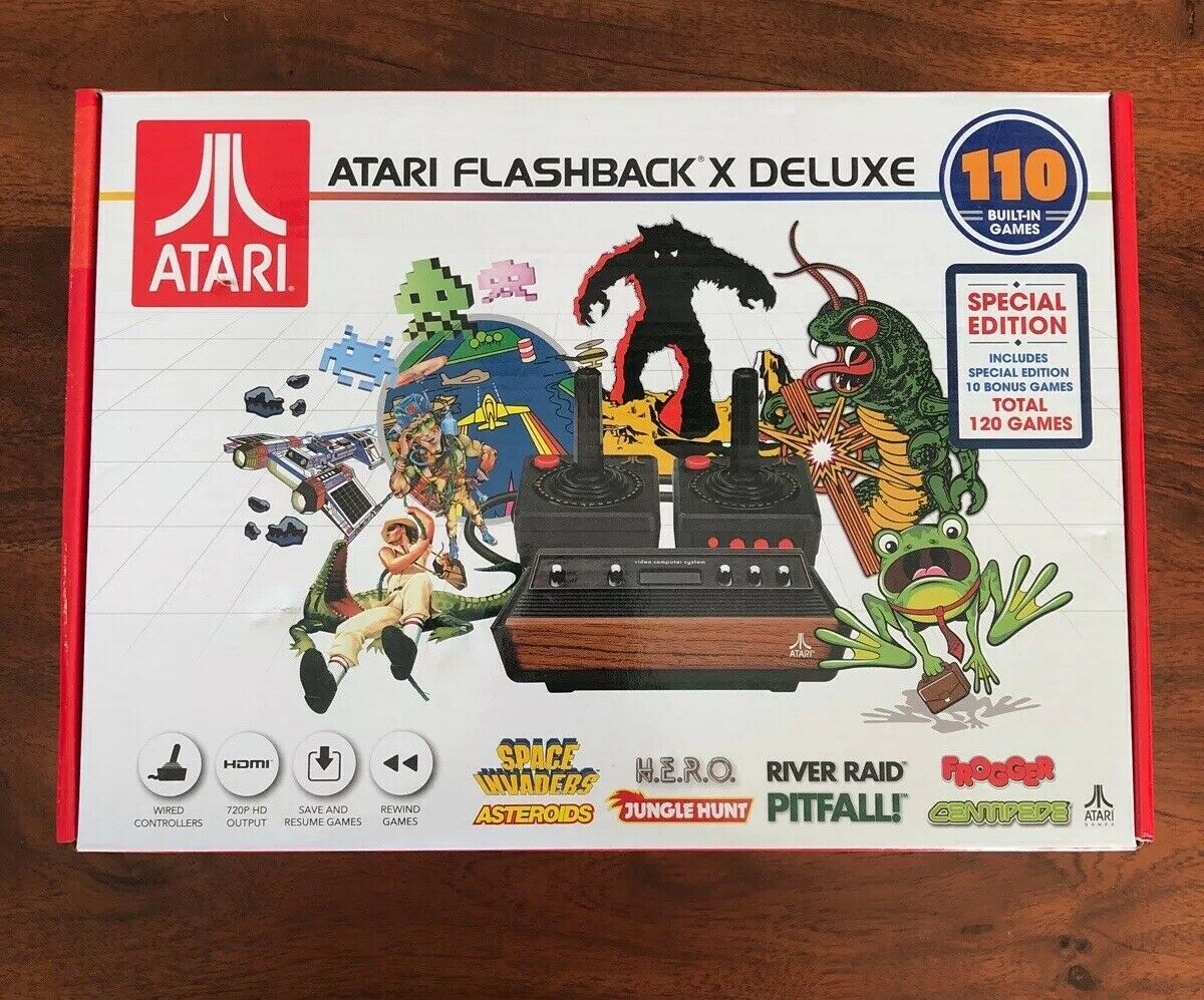 Atari Flashback X Deluxe Retro Console 120 Built-in Games - ICommerce ...