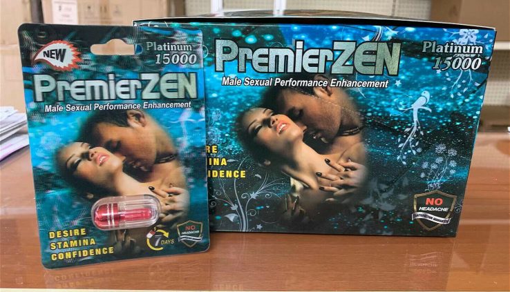 Premier Zen 3D Male Enhancement Erectile Sexual 5 Playing cards = 5 Tablets