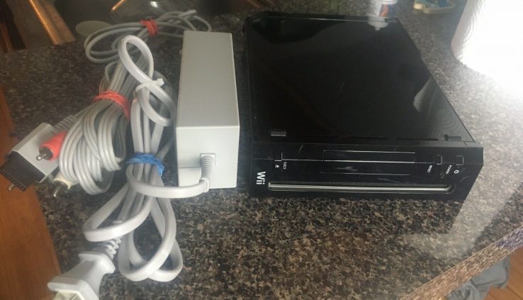 Nintendo Wii RVL-001 – Shadowy Video Sport Console with Cables