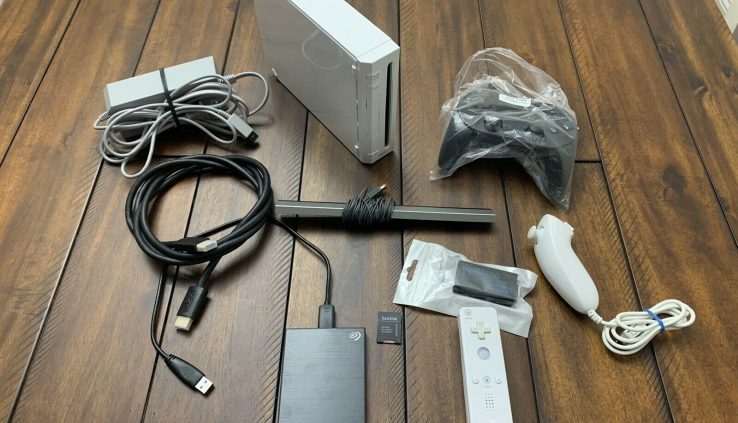 Wii Homebrew Modded 2TB Arduous Force 128gb SD with 690+ Wii and GameCube game
