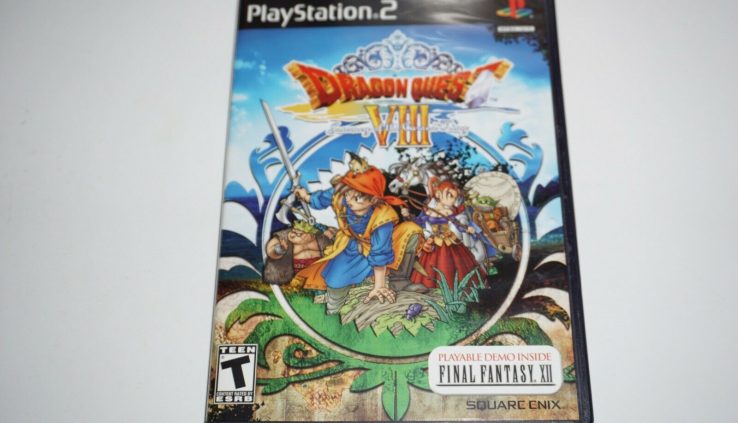 Dragon Quest VIII 8 (Sony Playstation2 ps2) Total w/ Demo
