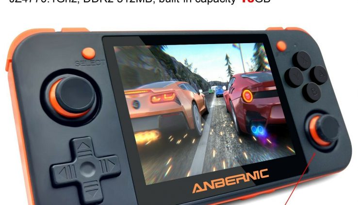 Anbernic Rg350 Handheld Game Emulator – Neogeo,NES, SNES, PS1 &more w/ 32gb card