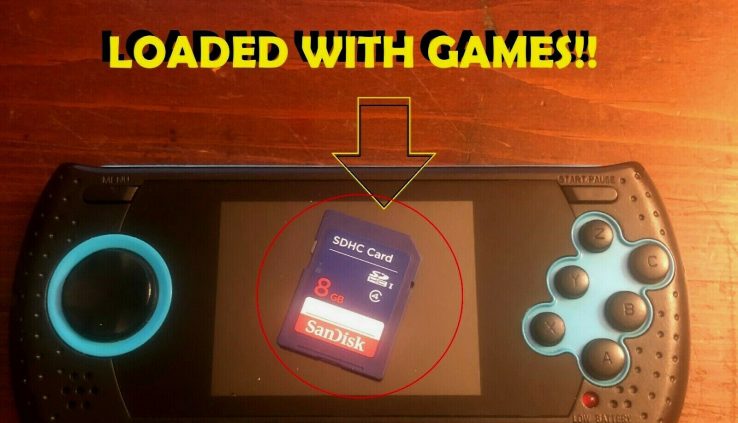 SD Card ONLY 948 GAMES LIBRARY for Sega Genesis Marvelous Transportable Video games Participant