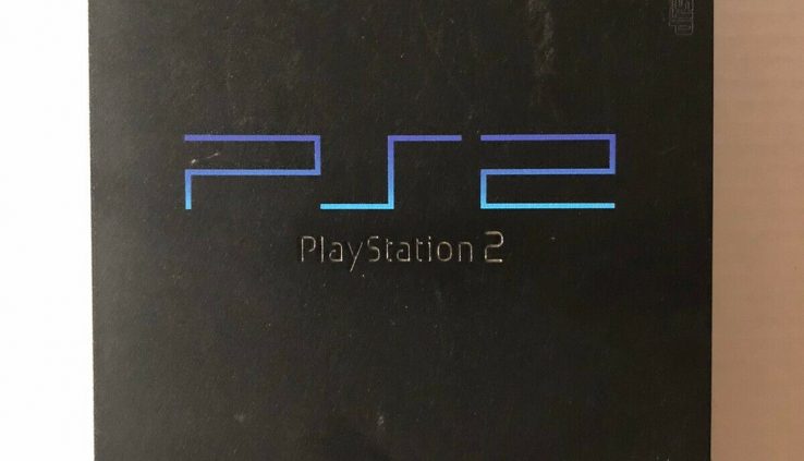 SONY Playstation2 PS2 Black Video Game Console SCPH-39001 – Examined Working