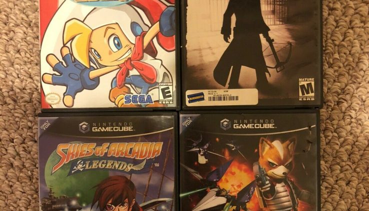 Gamecube Game Lot Bundle Starfox Assault Billy Hatcher, Skies of Arcadia Legends