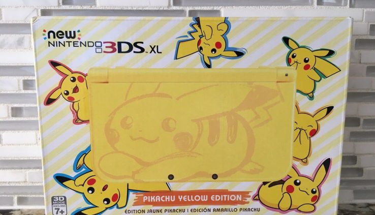 NEW Nintendo 3DS XL Pikachu Yellow Edition Impress New Console