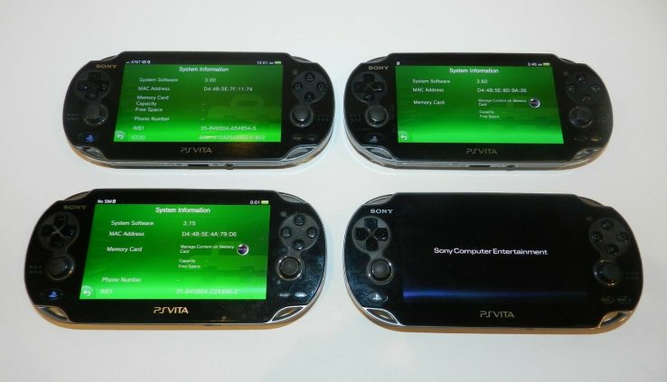 Sony PlaystationPS Vita System Console Examined – You Steal Firmware OLED 3.63 !!!