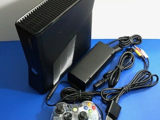 Xbox 360 S Slim 4GB Matte Dusky [Model 1439] Console Machine Bundle *TESTED*