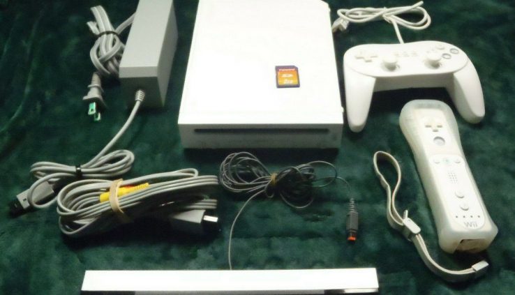 Nintendo Wii RVL-001-USA MODDED Homebrew Channel Nintendo, SEGA Over 2,000 video games