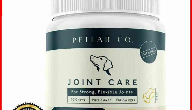 Pet Lab Joint Health Care Chews for Canines | Arthritis Easy Chew Dog Hip Vitamins