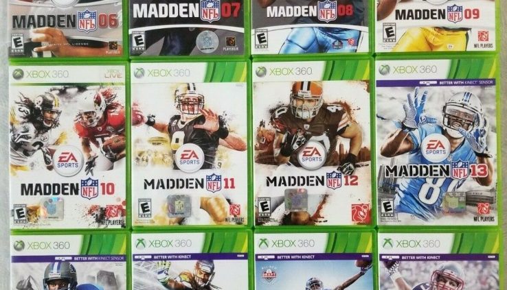Madden video games (Microsoft Xbox 360) Examined