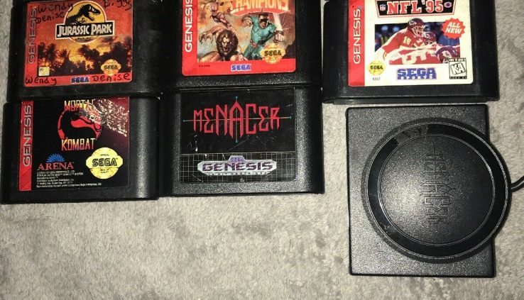 Sega Genesis Video games Lot Bundle