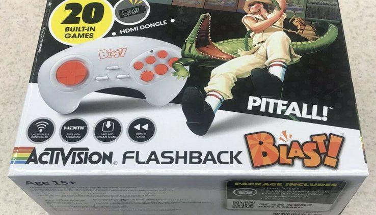 Activision Flashback Blast! Pitfall RiverRaid Atlantis HDMI 20 Retro Video Games