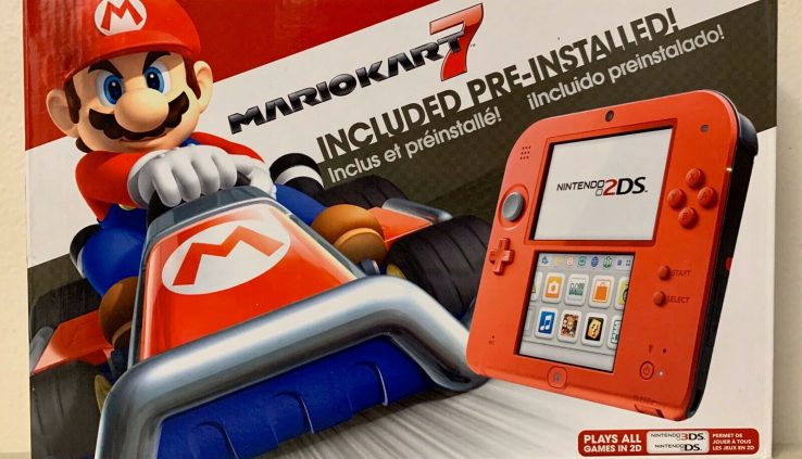 Nintendo 2DS™ Crimson Crimson 2 with Mario Kart™ 7 (Sport Pre-Build in) Unique