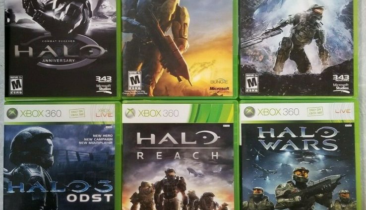 Halo video games (Microsoft Xbox 360) Tested
