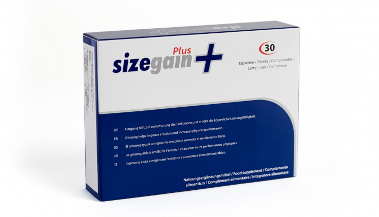 SIZEGAIN PLUS 30 TABS IMPROVES MALE MEMBER SIZE/ ENHANCEMENT for MEN