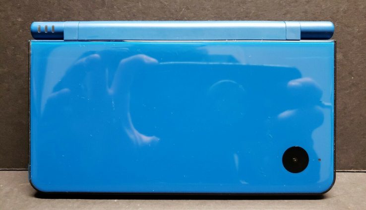 Nintendo DSi XL Hour of darkness Blue Handheld Console Examined Working