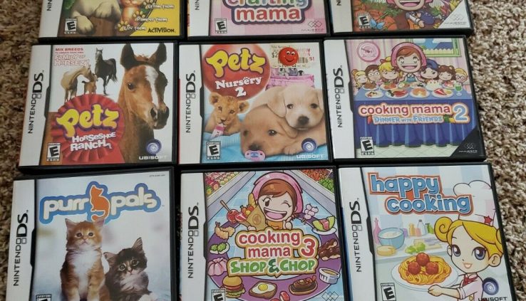 nintendo dsi with games