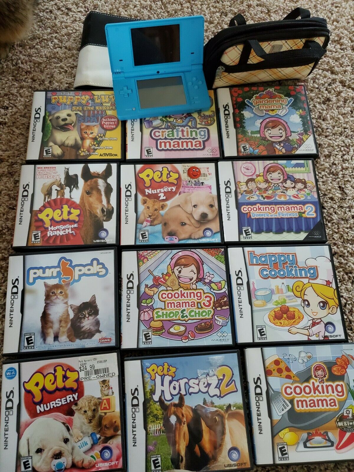 nintendo dsi with games on Web