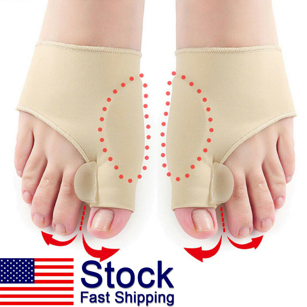 Bunion Gel Socks Orthopedic Sleeve Hallux Valgus Correction Relief Foot ...