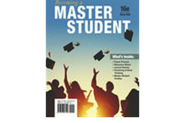 Becoming a Master Student 16th Edition [P.D.F] ,the e book is P.D.F I am going to inbox you