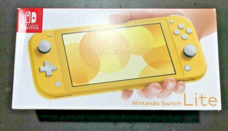 Nintendo Swap Lite Handheld Console – yellow, Ticket unique (some set up on on box)