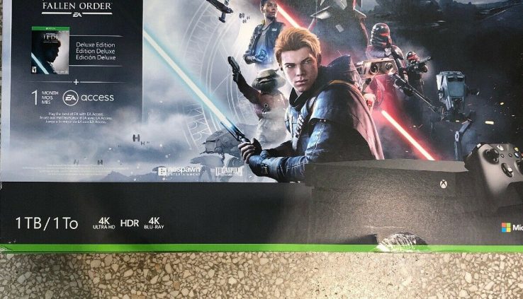 Microsoft Xbox One X 1TB Celebrity Wars Jedi: Fallen Expose Bundle