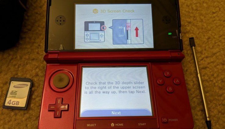 Nintendo 3DS Handheld Gadget – Flame Red