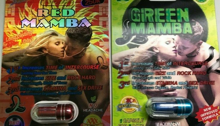 Diversified Mamba Male Sexual Efficiency Enhancement Intercourse Pill (4 Kinds) 24 Capsules