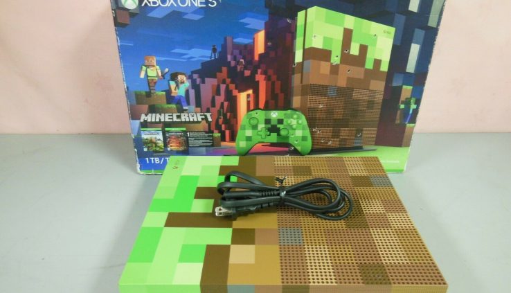 Microsoft Xbox One S Minecraft Restricted Edition 1TB **Console Most efficient**