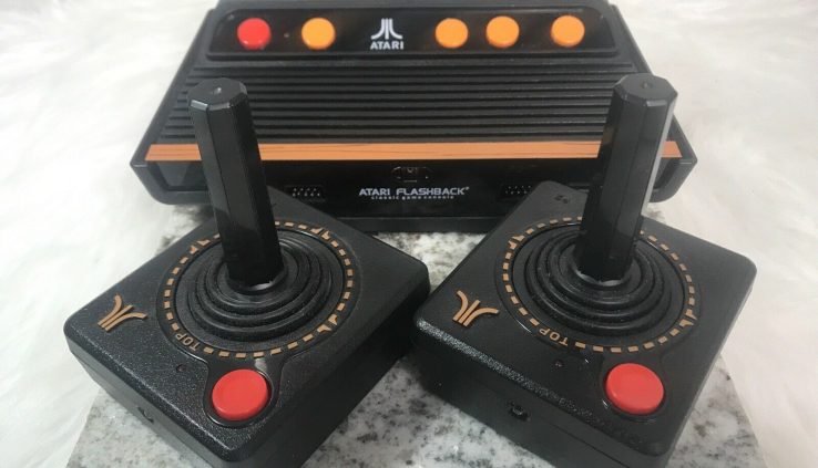 Atari Flashback 6 Classic Sport Console 2 Wireless Controllers 100 Constructed-In Games