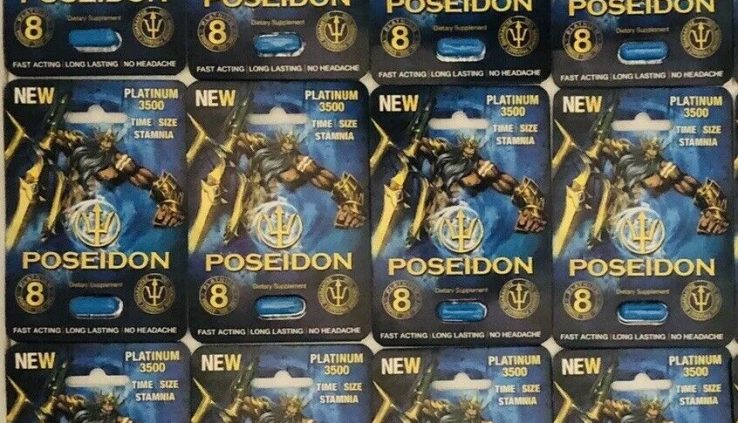 Poseidon Platinum 3500  Male Sexual Enhancement 12 Official pills💊Free Gifts🎁